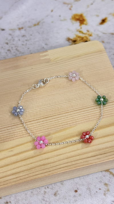 Pulsera Flor Colores AB