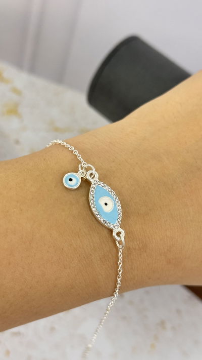 Pulsera Ojo Turco Celeste AB