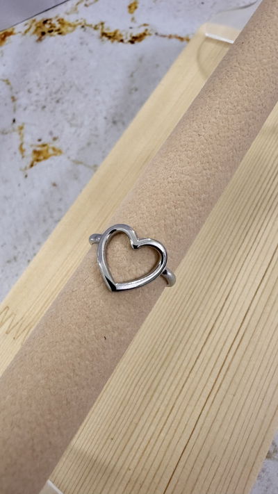 Anillo Corazón AQ T.18