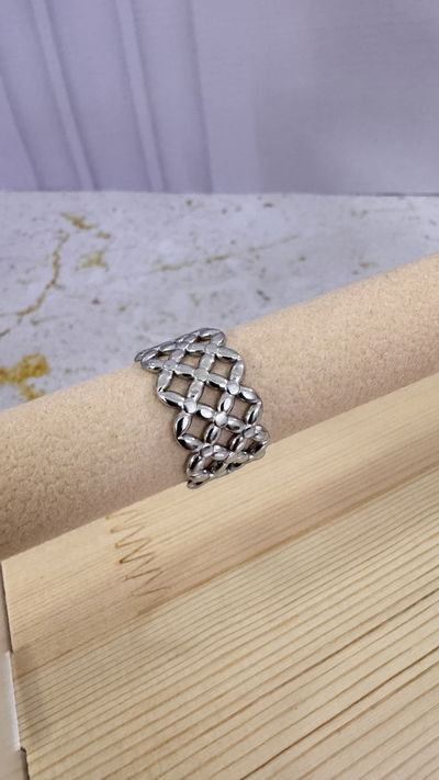 Anillo Entrelazado AQ T.18