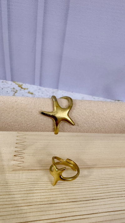 Anillo Estrella de Mar AD T.18