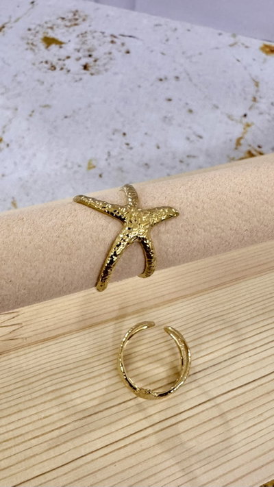 Anillo Estrella de Mar AD t.18