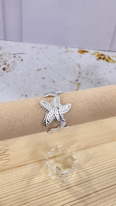 Anillo Estrellas de Mar AB T.18