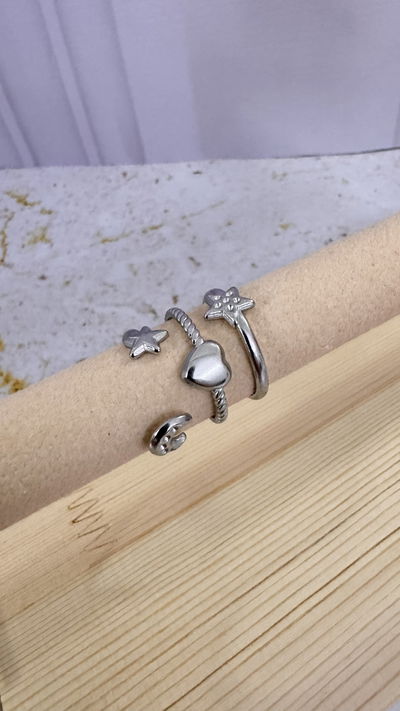 Anillo Triple AQ T.18