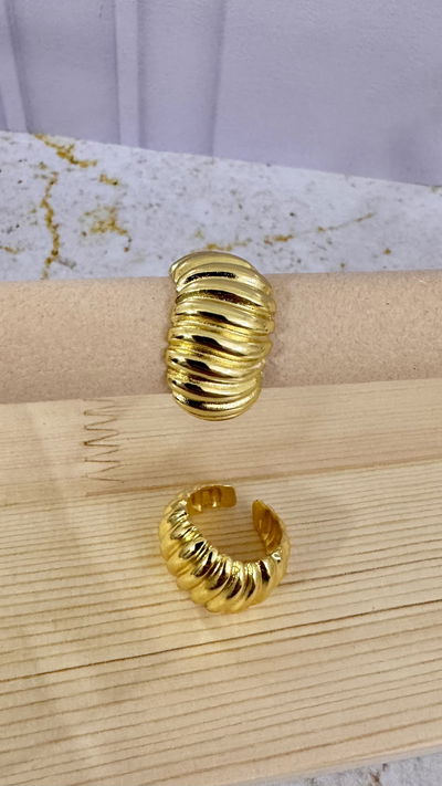 Anillo Eloisa Dorado T.18