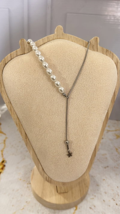 Collar Estella Y Perlas AQ