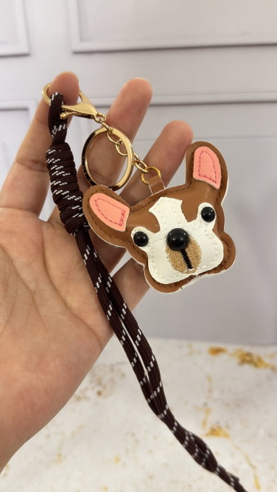 LLavero Perrito Marron