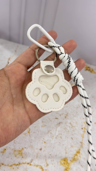 LLavero Huella Blanco