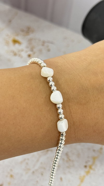 Pulsera Bolitas Con Nacar AB
