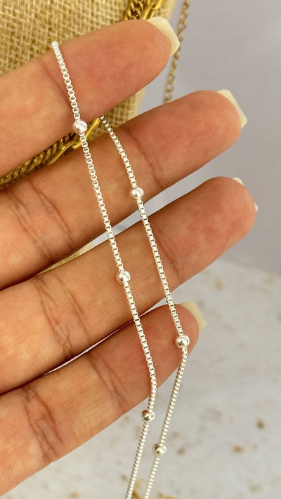 Cadena Bolitas AB 50cm 
