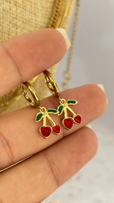 Argollitas Cherry Corazón AD