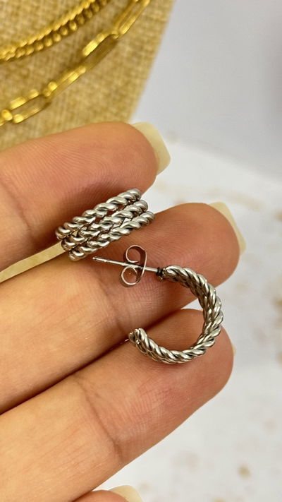 Argollitas Triple AQ 15mm 