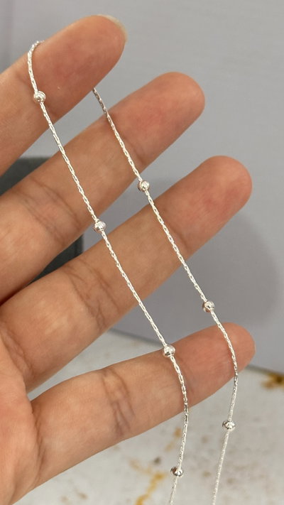 Cadena con bolita 50 ctms AB