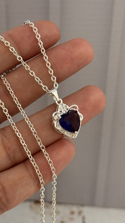 Conjunto Corazon  Lila AB
