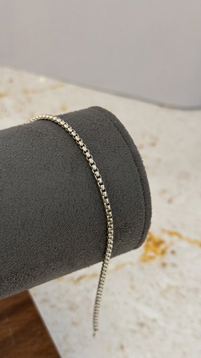 Pulsera Rolo Cuadrada AQ