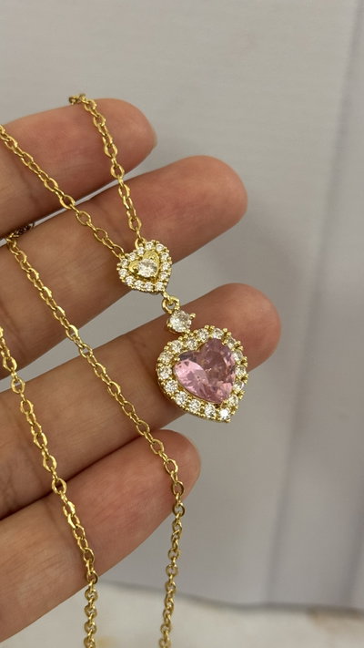 Conjunto Corazon Rosa AD