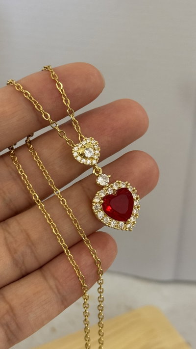 Conjunto Corazon Rojo AD