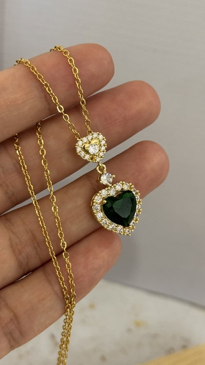 Conjunto Corazon Verde AD