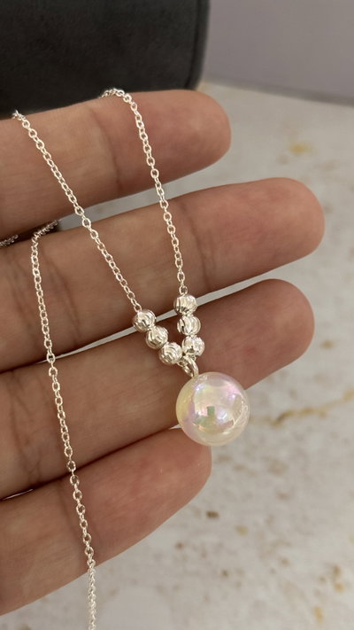 Conjunto Perla Con Bolitas AB