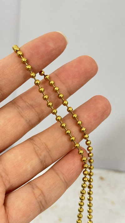 Cadena Bolitas 3mm AD