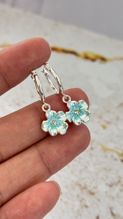 Argollita Flor Celeste AB
