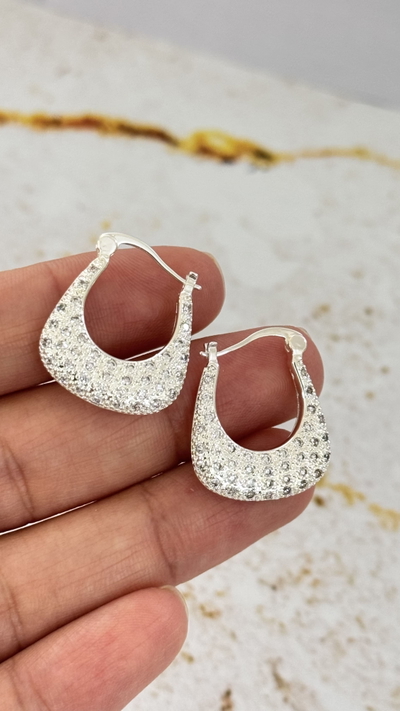 Aros Argollas Con Cubic 23mm AB