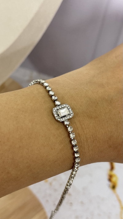 Pulsera Con Strass 