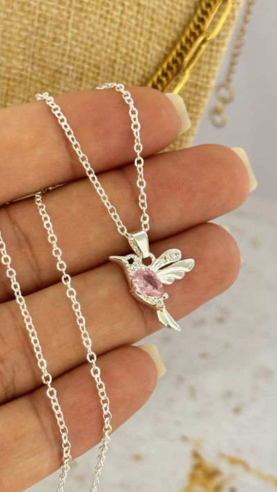 Conjunto Colibrí Cubic Rosa AB