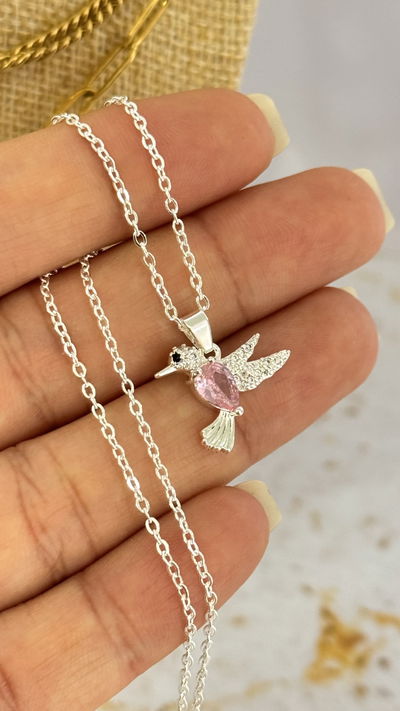 Conjunto Colibrí Cubic Rosa AB