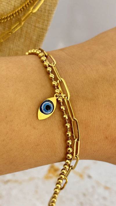 Pulsera Doble Ojito AD 