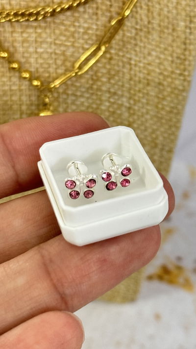 Abridor Mariposa Strass Fucsia