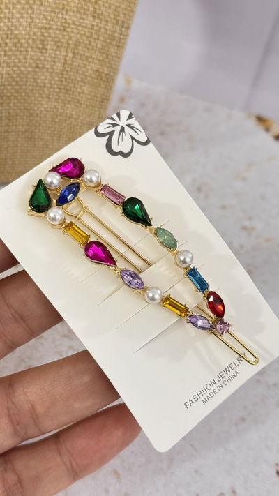 Hebilla Gemas Multicolor 