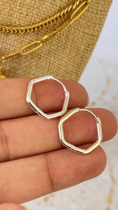 Argollas Hexágono AB 17mm