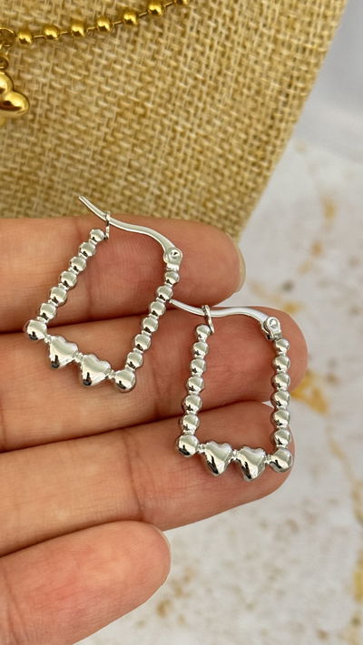 Argollas Bolitas y Corazón AQ