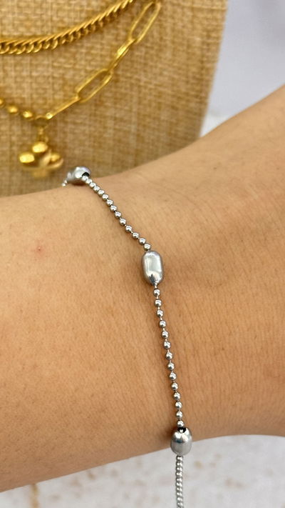 Pulsera Bolita Oval AQ