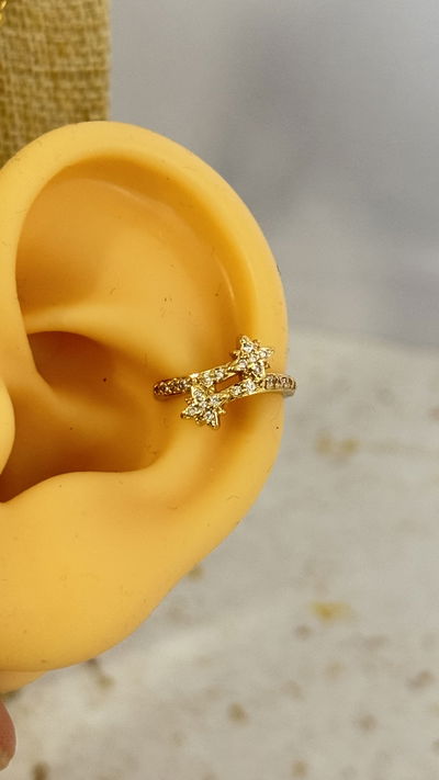Cuff Dorado Estrellas