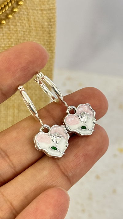 Aros Corazón Rosa AB