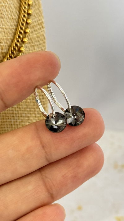 Argollas Cubic Negro AB
