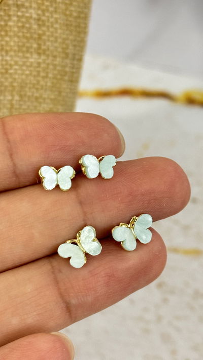 Aros Mariposa Celeste AD