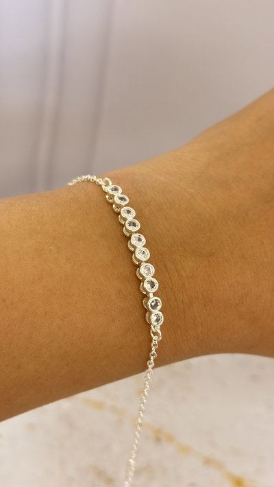 Pulsera Cubic Cristal AB