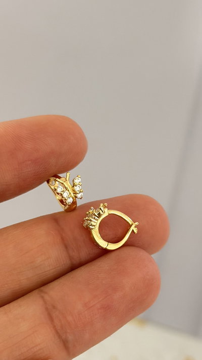 Aros Mariposa Con MicroPave 10mm AD