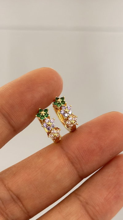 Aros Huggies Florcitas 15mm AD