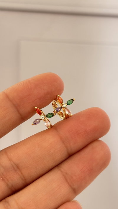 Aros Huggies Mariposa 10mm AD
