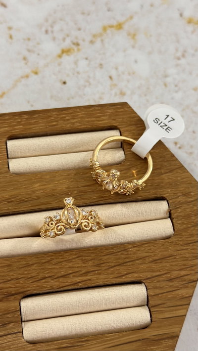 Anillo Corona Cristal