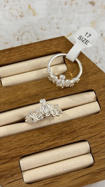 Anillo Corona Cristal