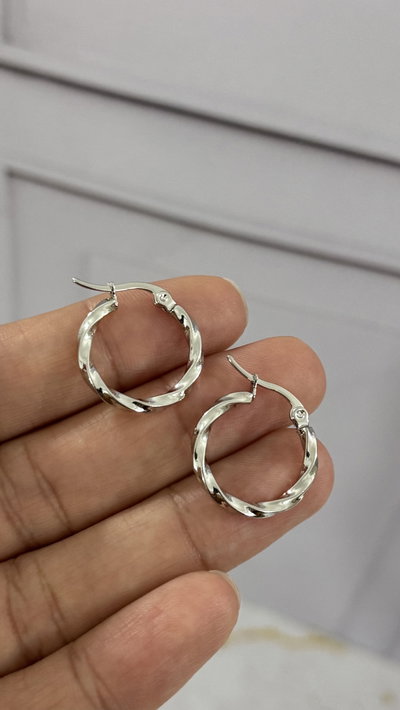 Argollas Torzada 20mm AQ
