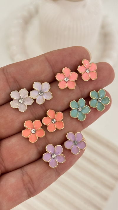 Aros Flor Dorado