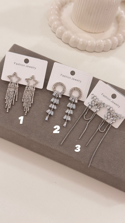 Aros De Fiesta Plateado