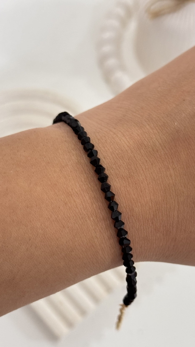 Pulsera Cristal Negro AD