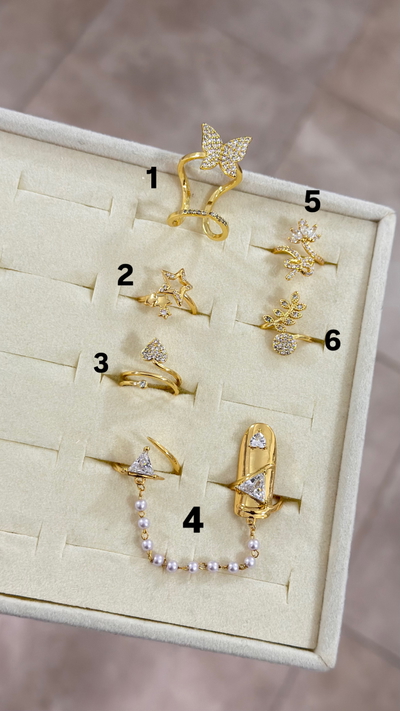 Anillos Midi Rings Micropavé 